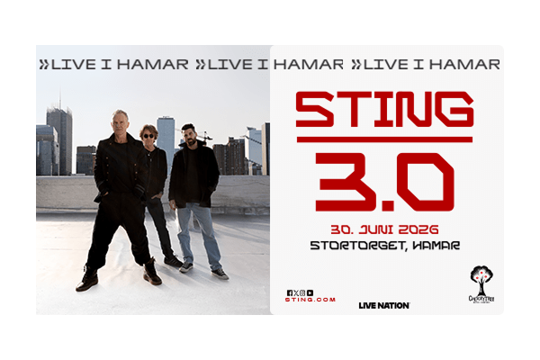 Sting reklameplakat