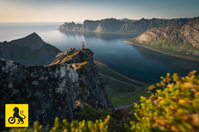 Landskapsbilde Senja i Norge